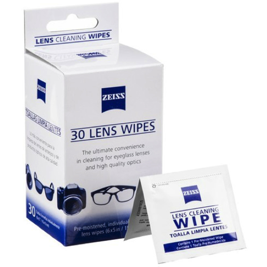 ZEISS LENS WIPES 30CT  - Optic Accessories